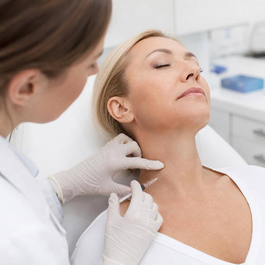 Image of Radiesse neck treatment supplies highlighting quality and effectiveness for aesthetic clinics.