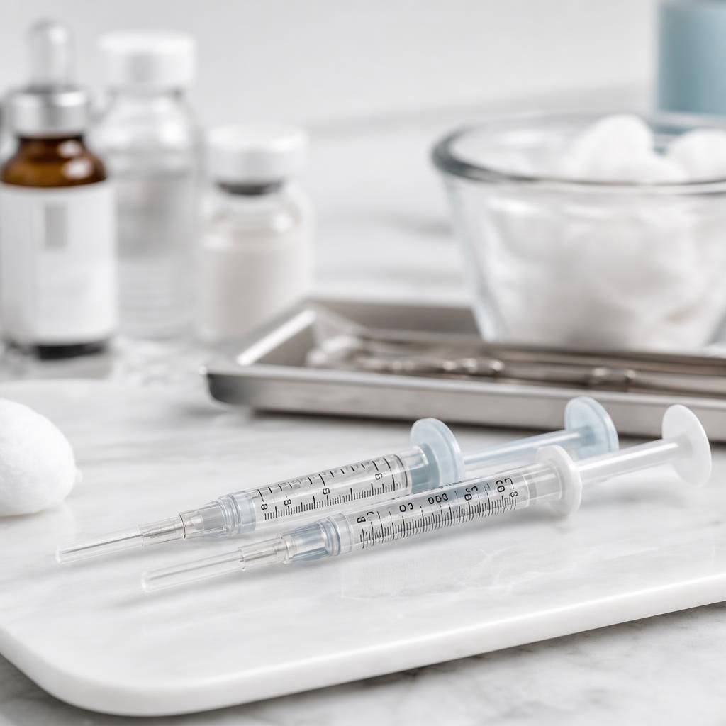 Image showcasing Stylage and Belotero dermal filler products side by side to highlight product differences and applications for professional use.